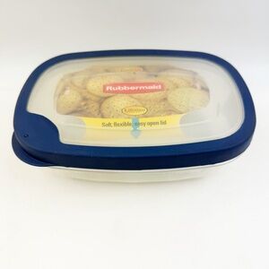 NEW Vintage 2002 Rubbermaid Blue Seal n Saver Servin Dish Container Bowl 1.7 pt